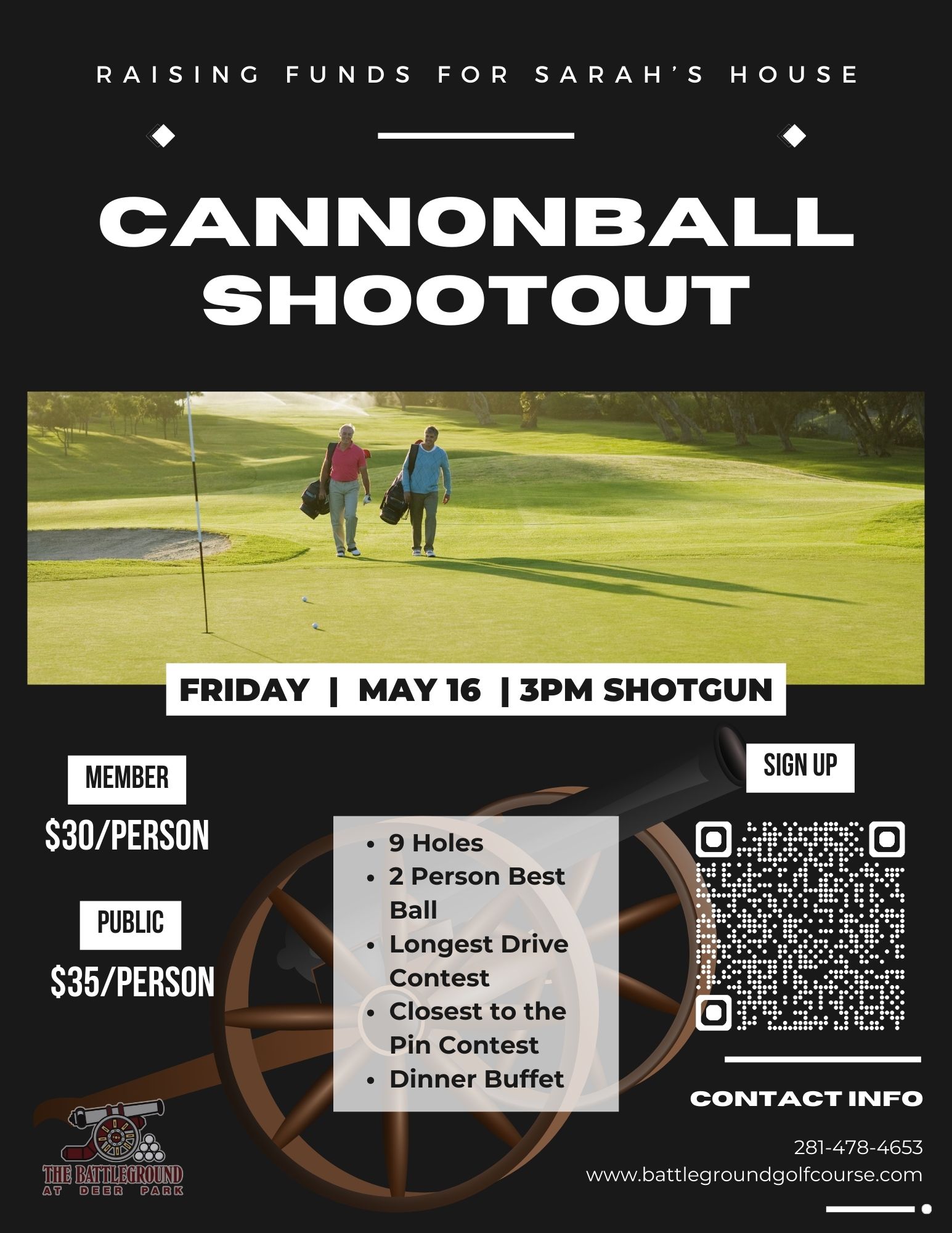 golf tournament to raise funds for sarahs house