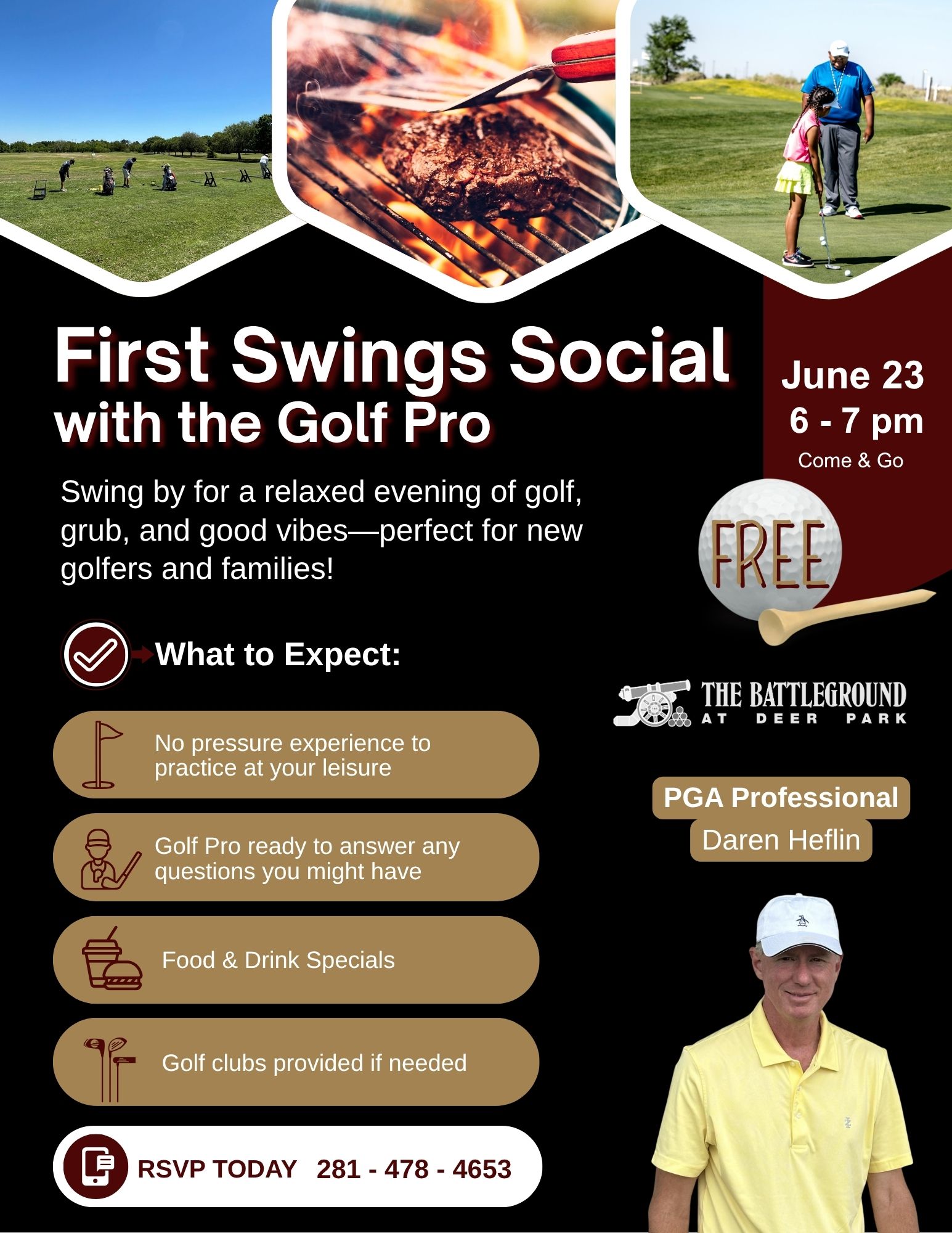New Golfer Event on the Range